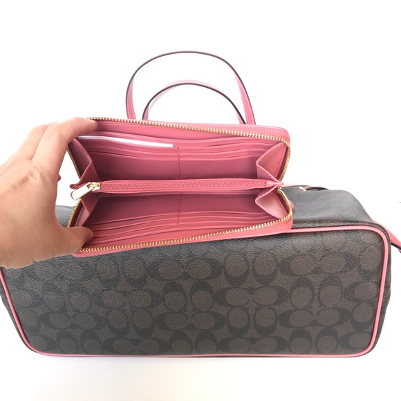 ❤️🌷coach carryalldrawstring tote set/shoulder bag - Picture 6 of 8